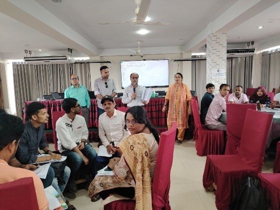 Shushilan Hosts Bi-Monthly Staff Review Meeting and Capacity Building Sessions to Enhance Maternal, Children and Adolescent Wellbeing in Bhola