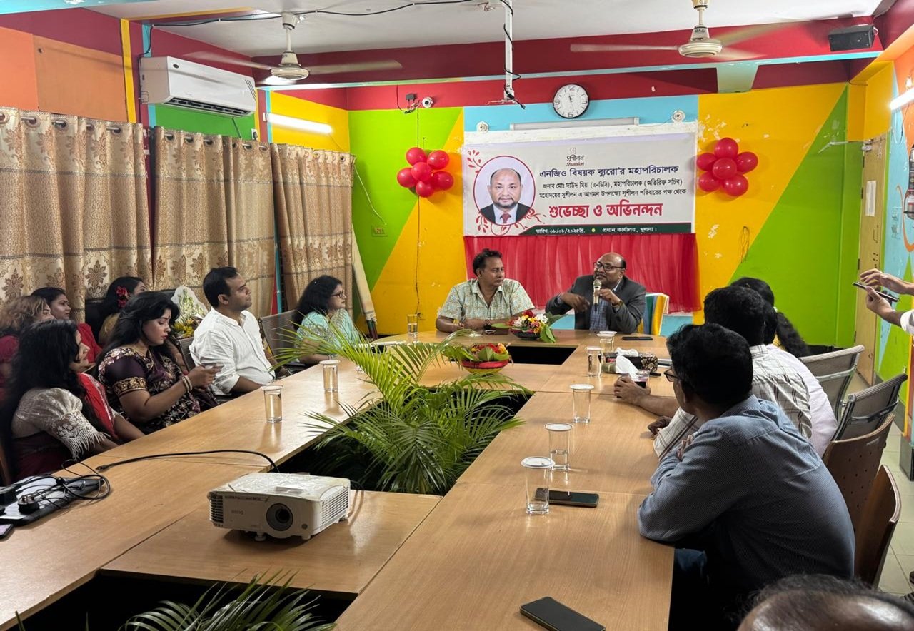 Md. Daud Miah, Director General of the NGO Affairs Bureau, visited Shushilan