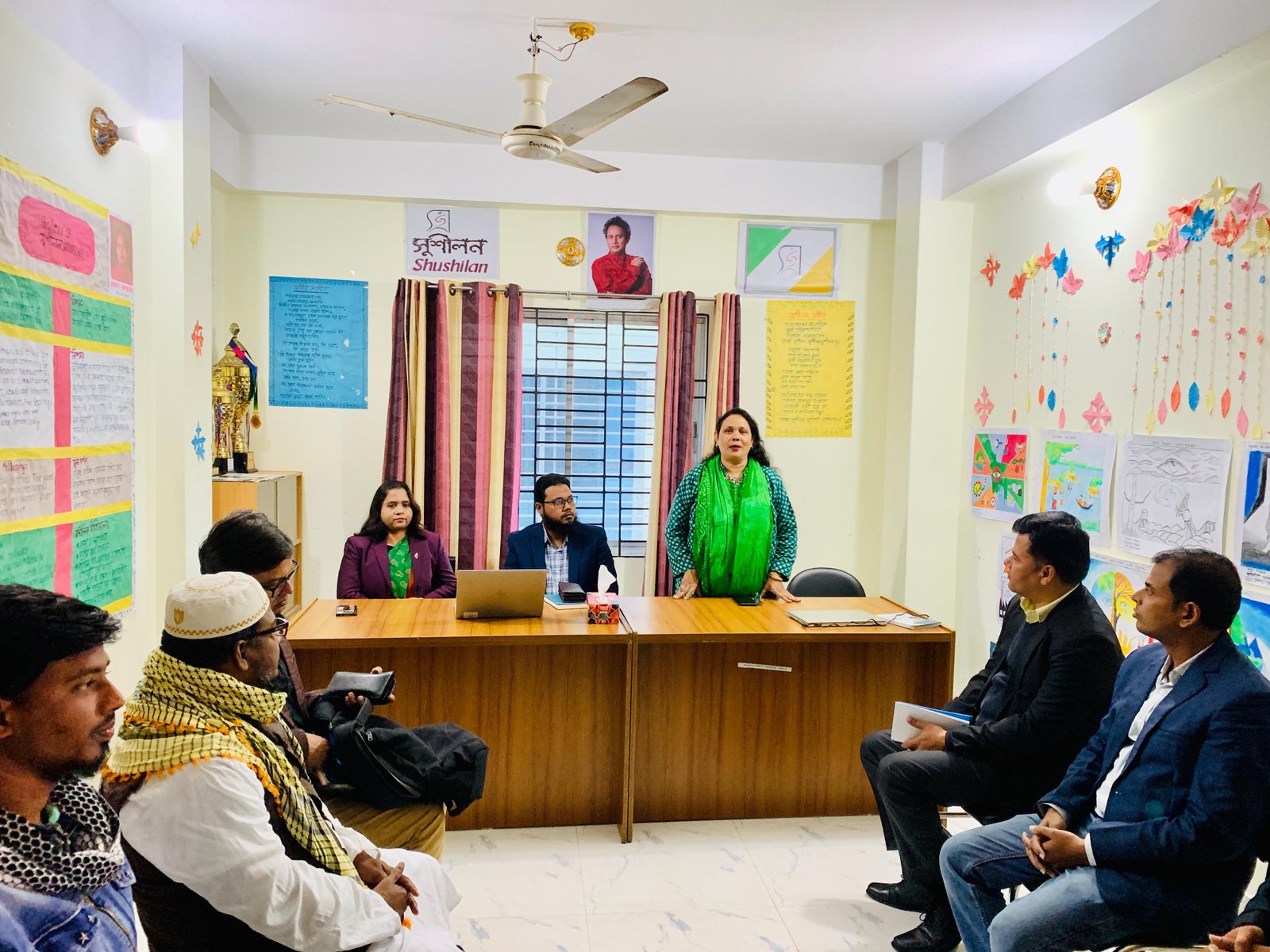 A coordination meeting on health system of Bhola Sadar Upazila