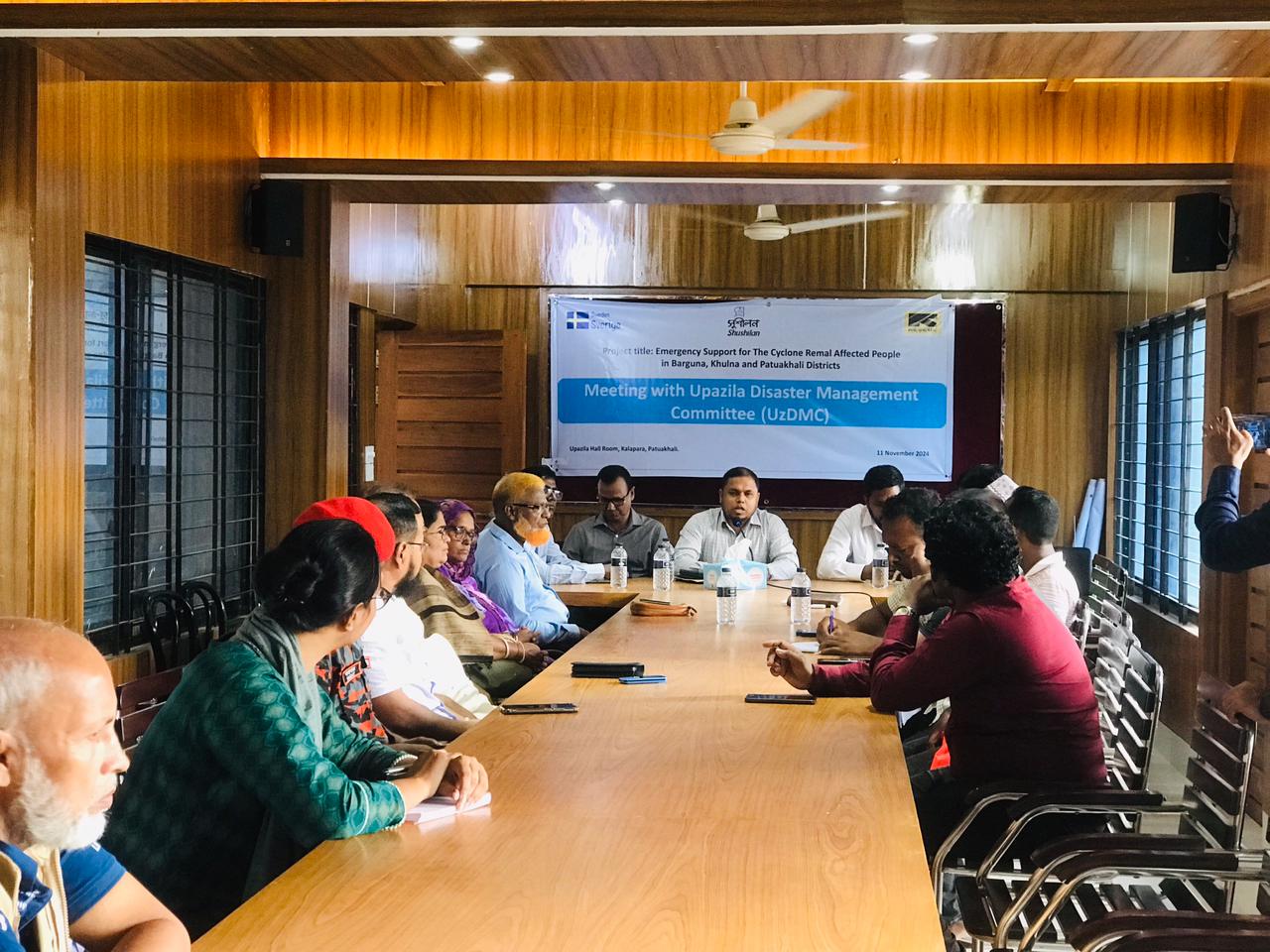 "Enhancing Disaster Preparedness: Upazila Disaster Management Committee Focus on Protection Strategies for Women, Adolescents, and Children Amid Cyclone Remal Impact"