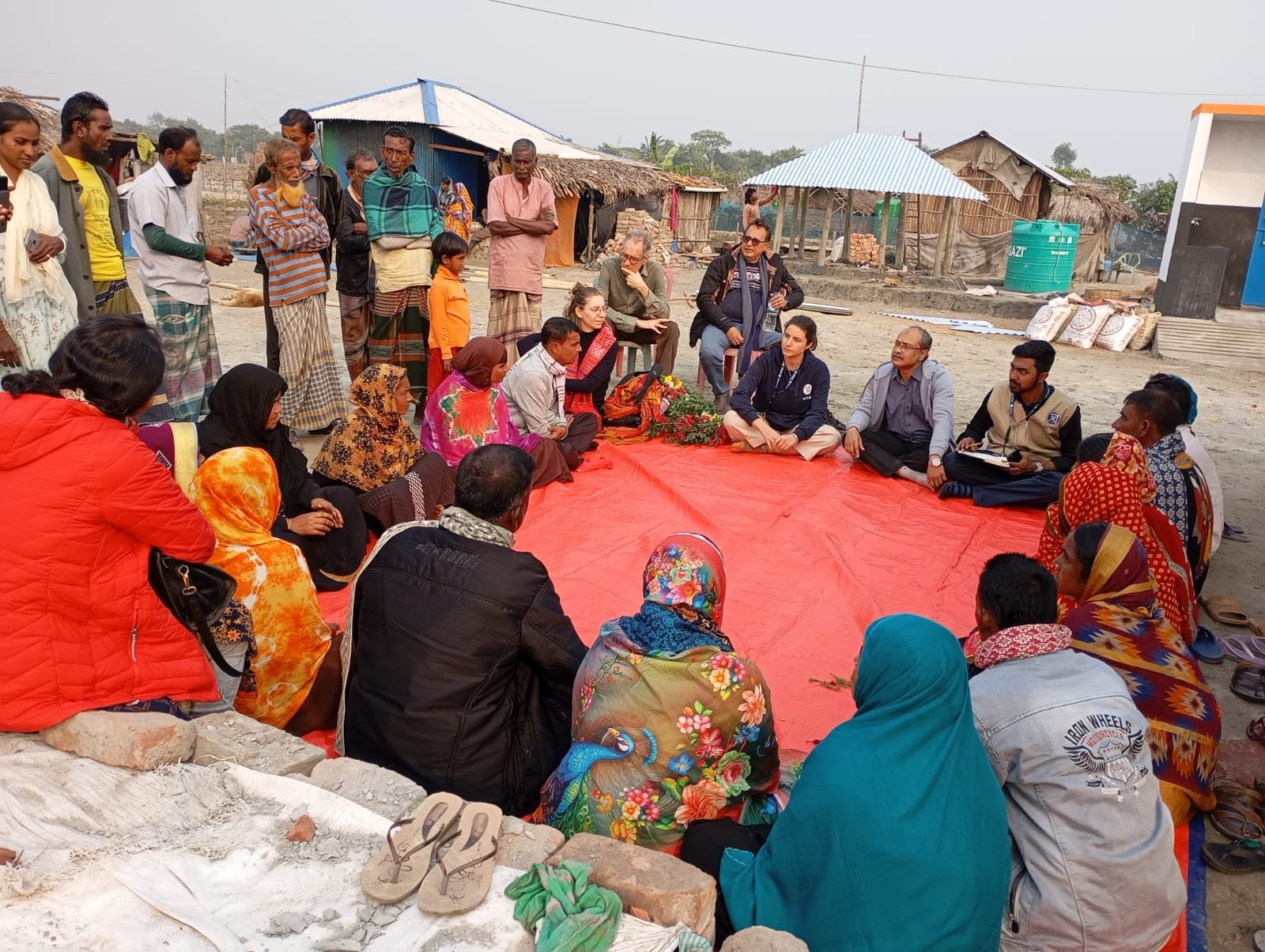ACTED Bangladesh Country Director & Franch Embassy and AFD representatives visit at Shushilan