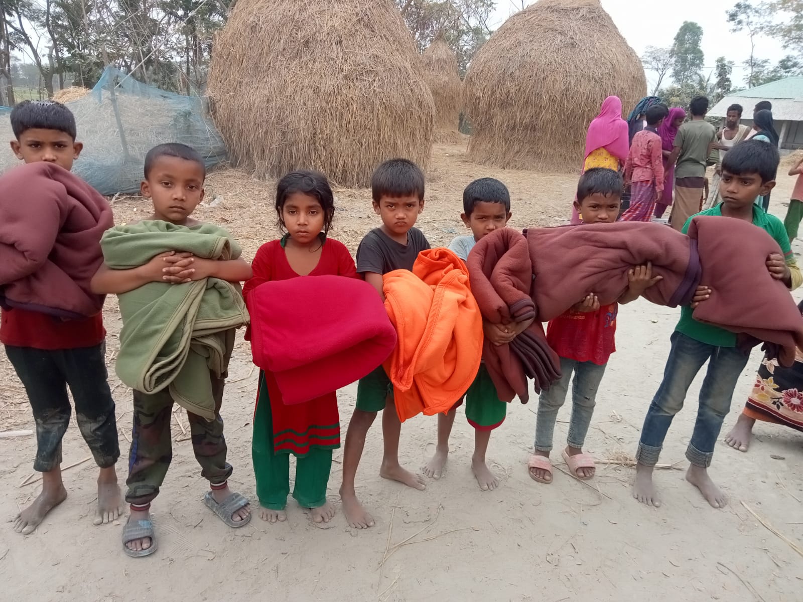 SBC- Charfashion team brings smile to the faces of the people of remote areas of Bhola