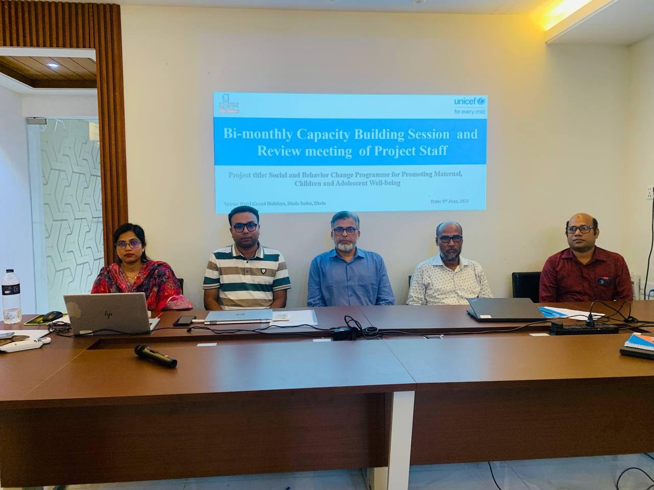 SBC Project Hosts 14th Tranche Bi-Monthly Staff Review Meeting in Bhola