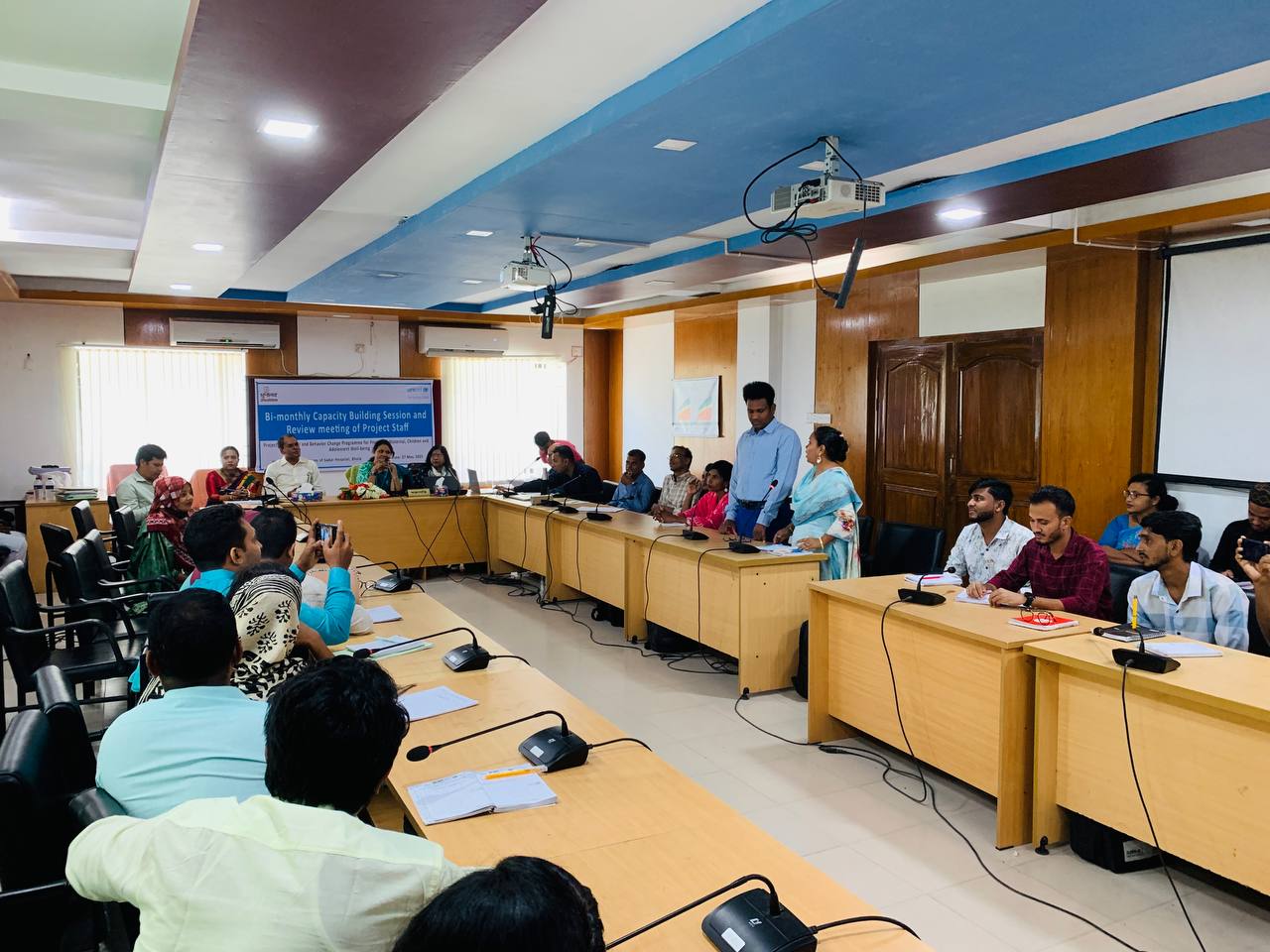Staff Review Meeting of SBC Project – 10th Tranche Held in Bhola