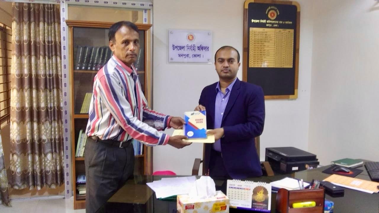 Shushilan Extends Warm Welcome to Newly Appointed UNOs of Bhola Sadar and Monpura