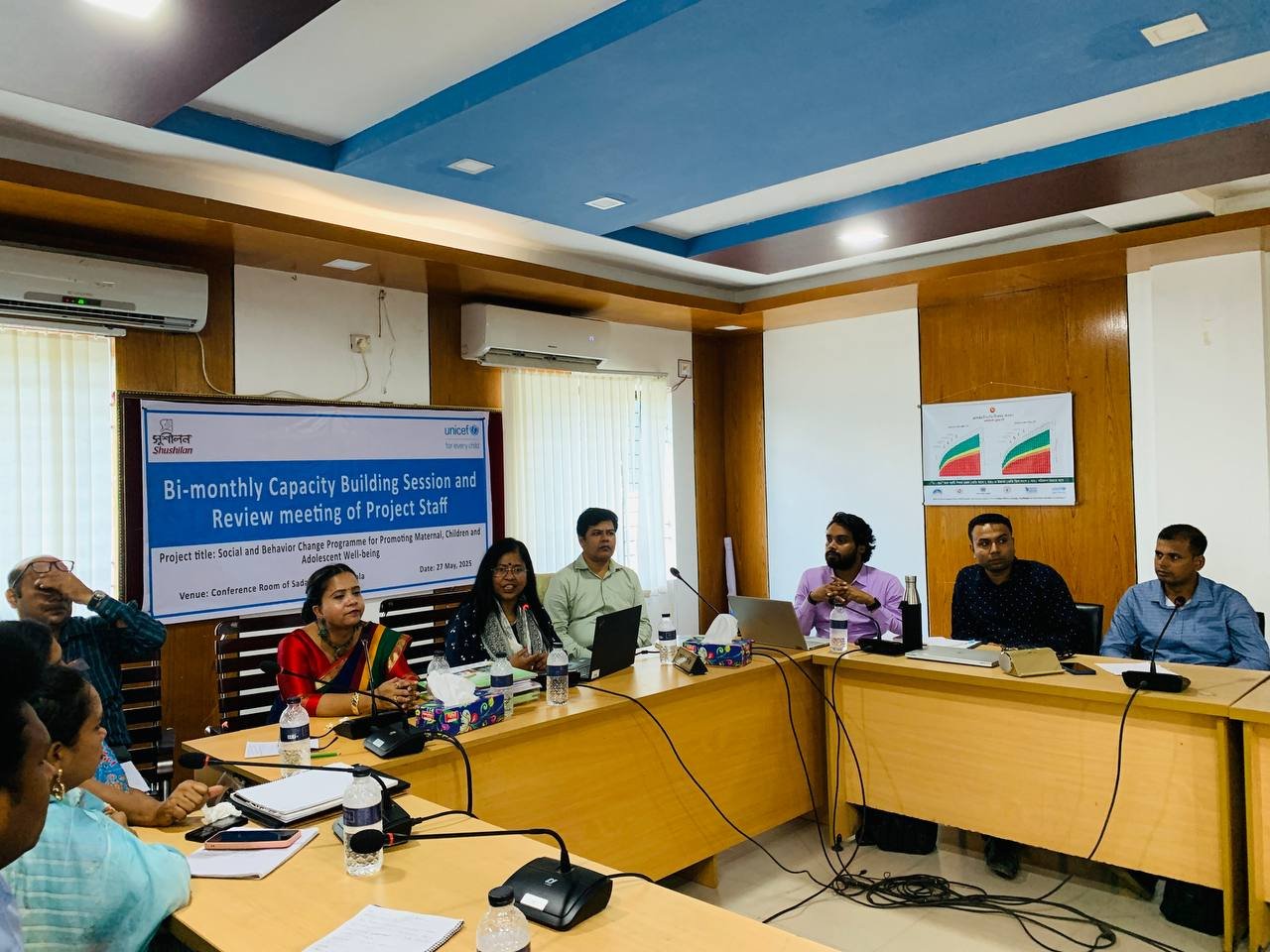 Staff Review Meeting of SBC Project – 10th Tranche Held in Bhola