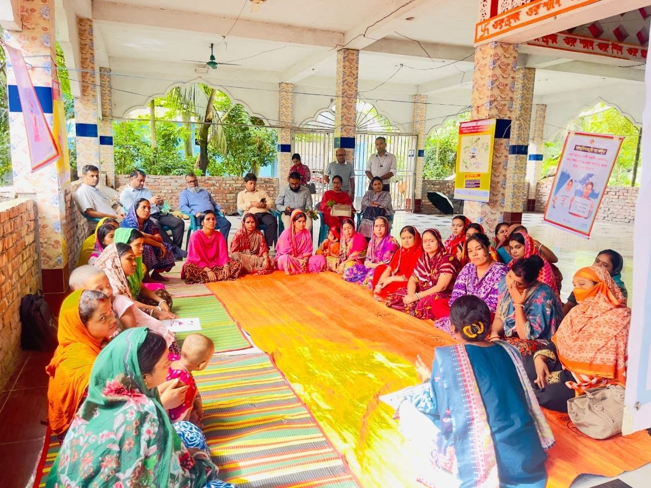 DGHS Delegation Observes Shushilan’s UNICEF Supported Community-Based SBC Interventions in Bhola
