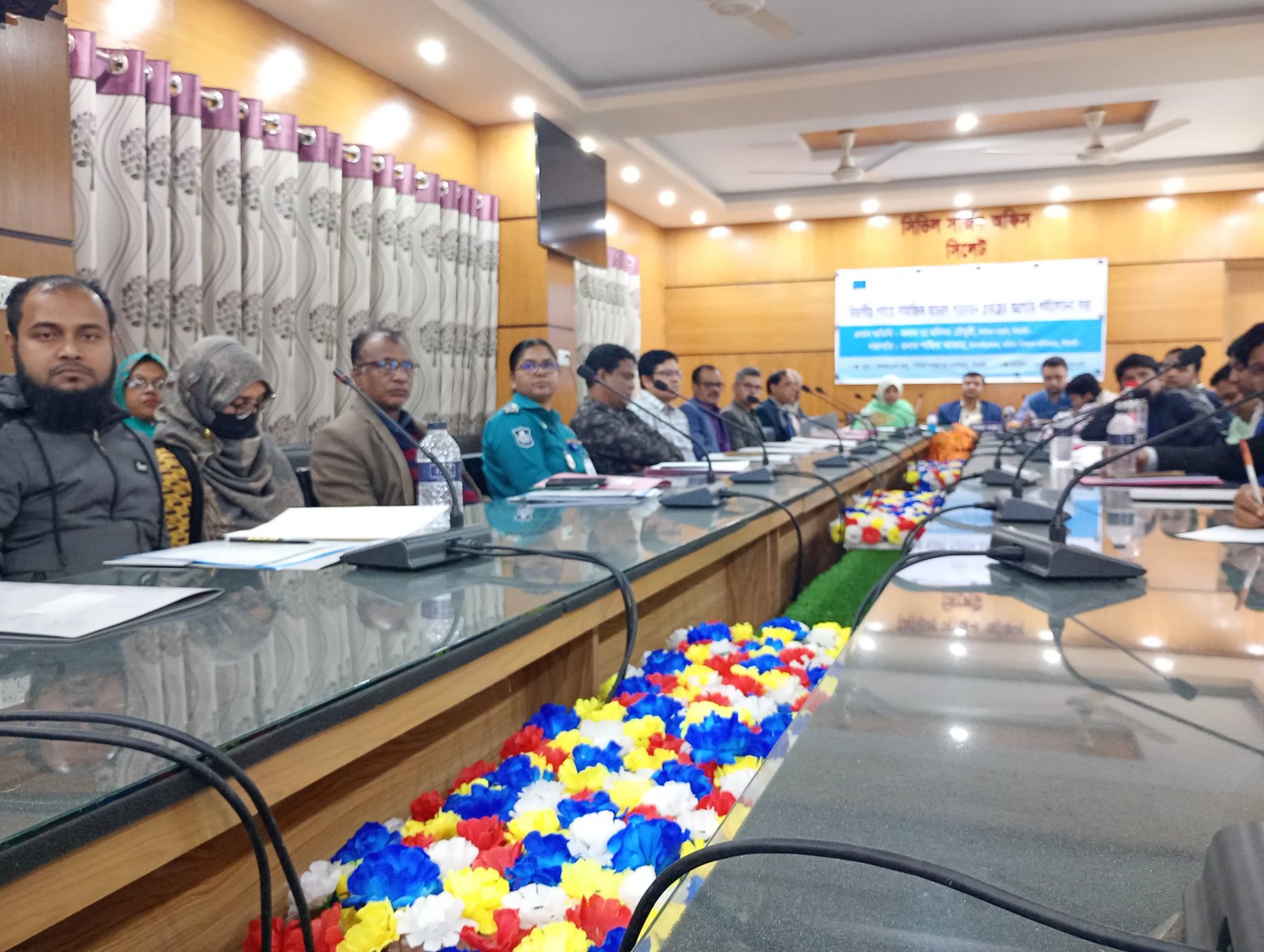 Progress Sharing Meeting on the SBC Sylhet Project at the Divisional Level in Sylhet District