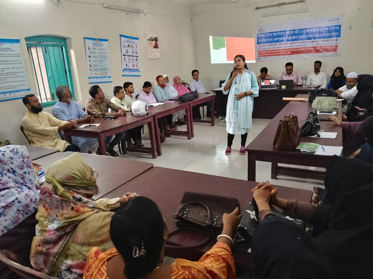 Capacity Building Training on MNCAH, Community Engagement, Coordination & Collaboration, and IPC Conducted Across Seven Upazilas of Bhola District