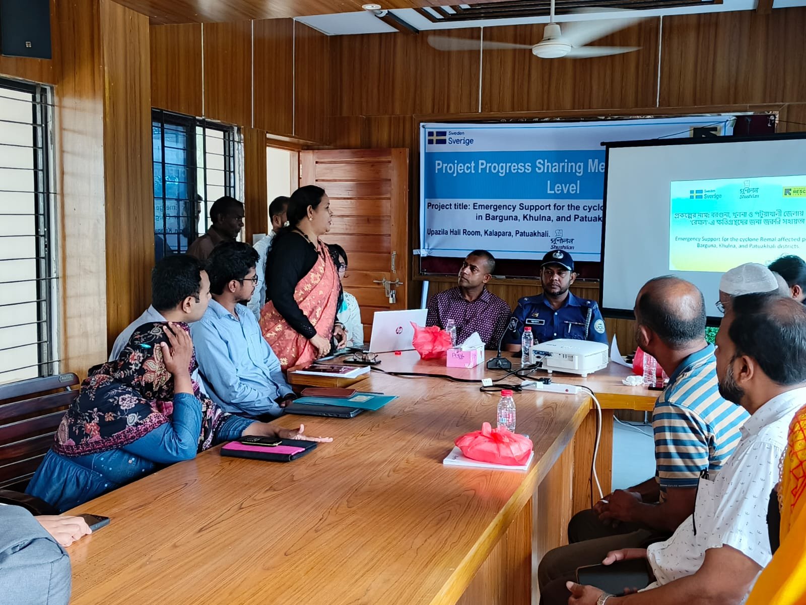 Progress Meeting Highlights Relief Efforts for Cyclone Remal-Affected Communities in Taltoli and Kalapara
