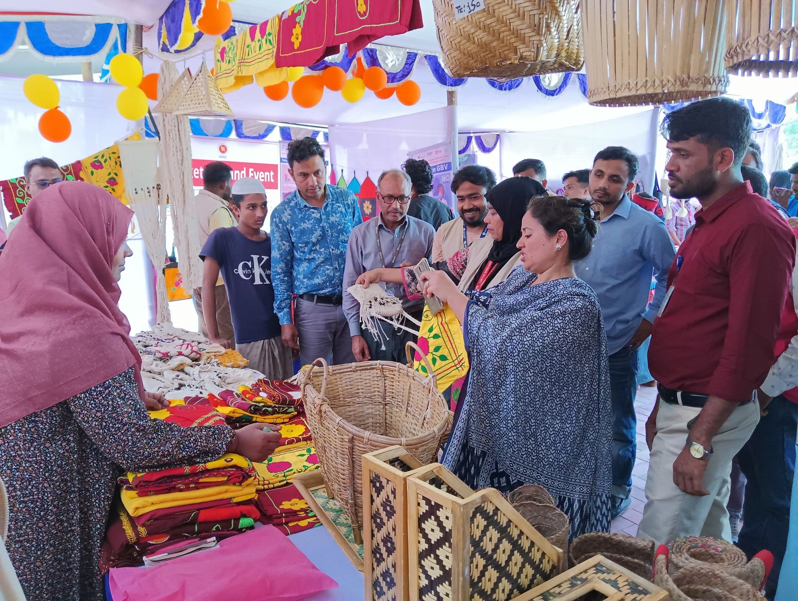 Shushilan Organized a Market Fair at Rohingya Camp