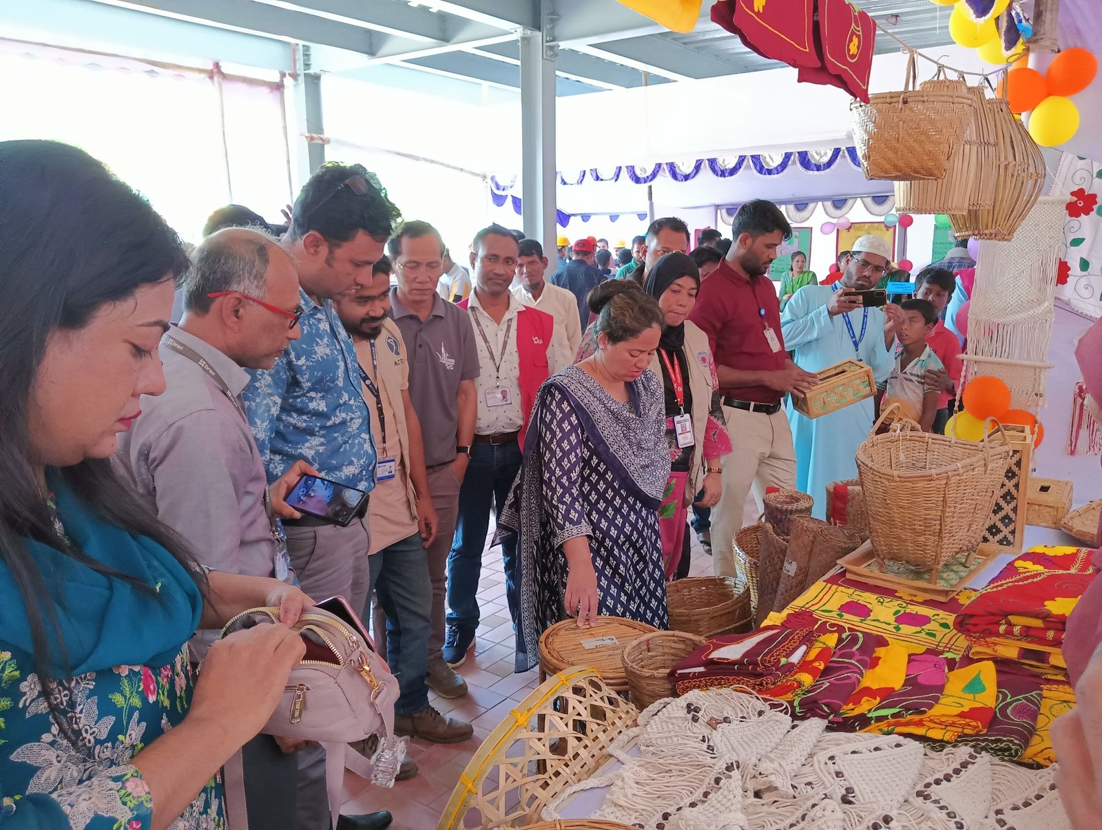 Shushilan Organized a Market Fair at Rohingya Camp