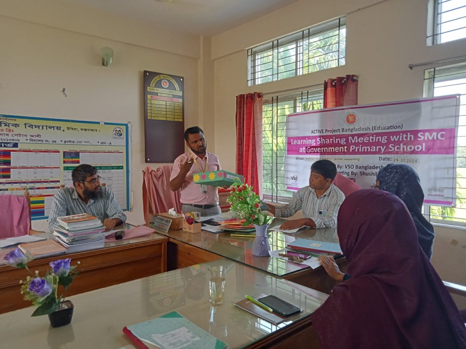 SMC/Ad-Hoc committee Meeting October,2024 (ACTIVE Project_ VSO Bangladesh funded)