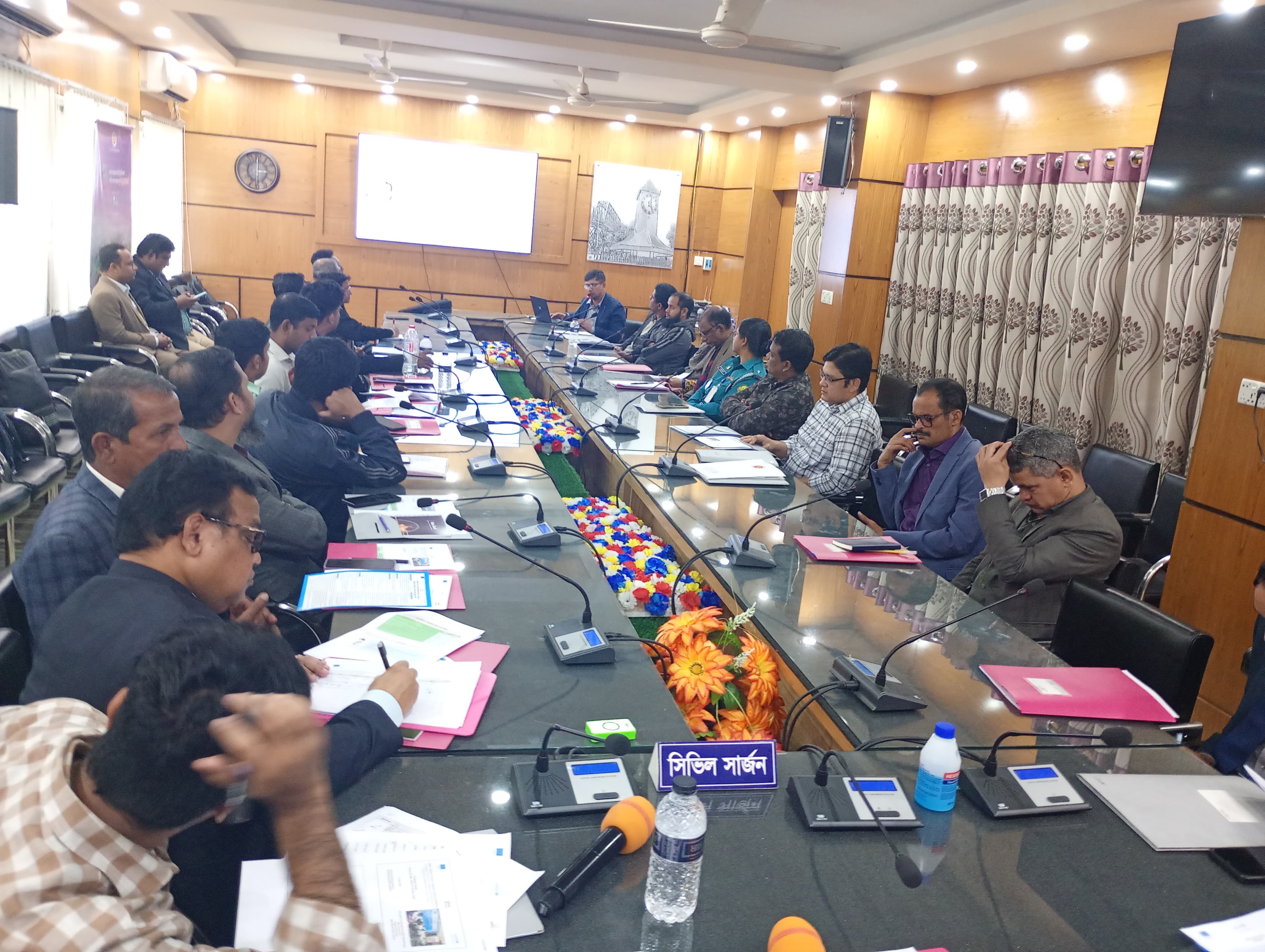 Progress Sharing Meeting on the SBC Sylhet Project at the Divisional Level in Sylhet District