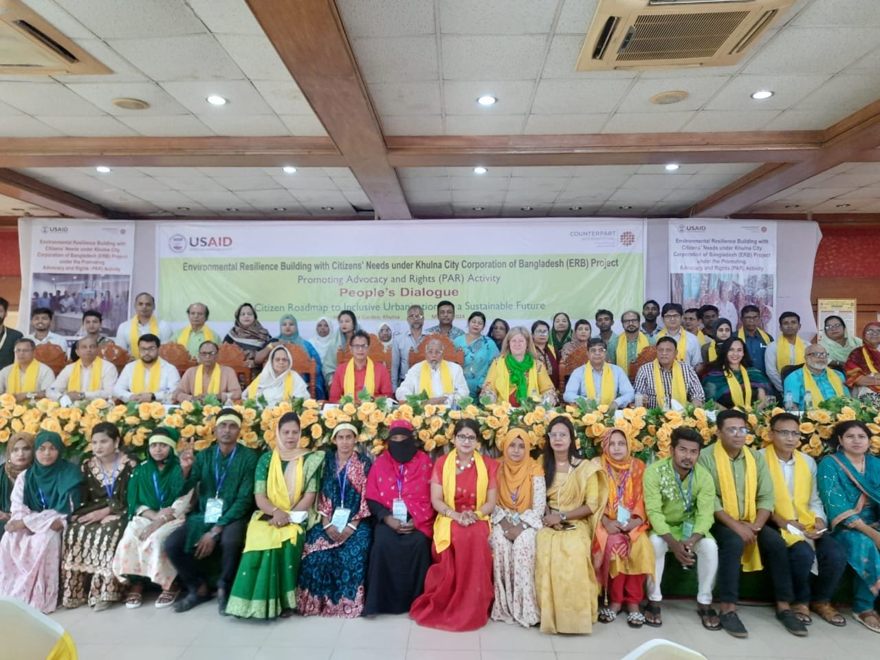 The memorable People's Dialogue ever in Khulna City Corporation history was orchestrated by the Shushilan's ERB project, as part of the Promoting Advocacy and Rights (PAR) activities in collaboration with USAID and Counterpart International.