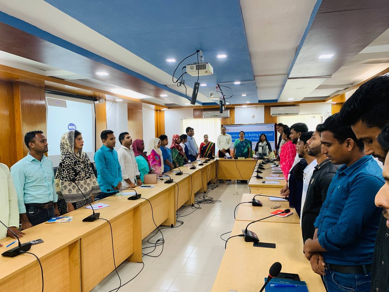 Staff Review Meeting of SBC Project – 10th Tranche Held in Bhola