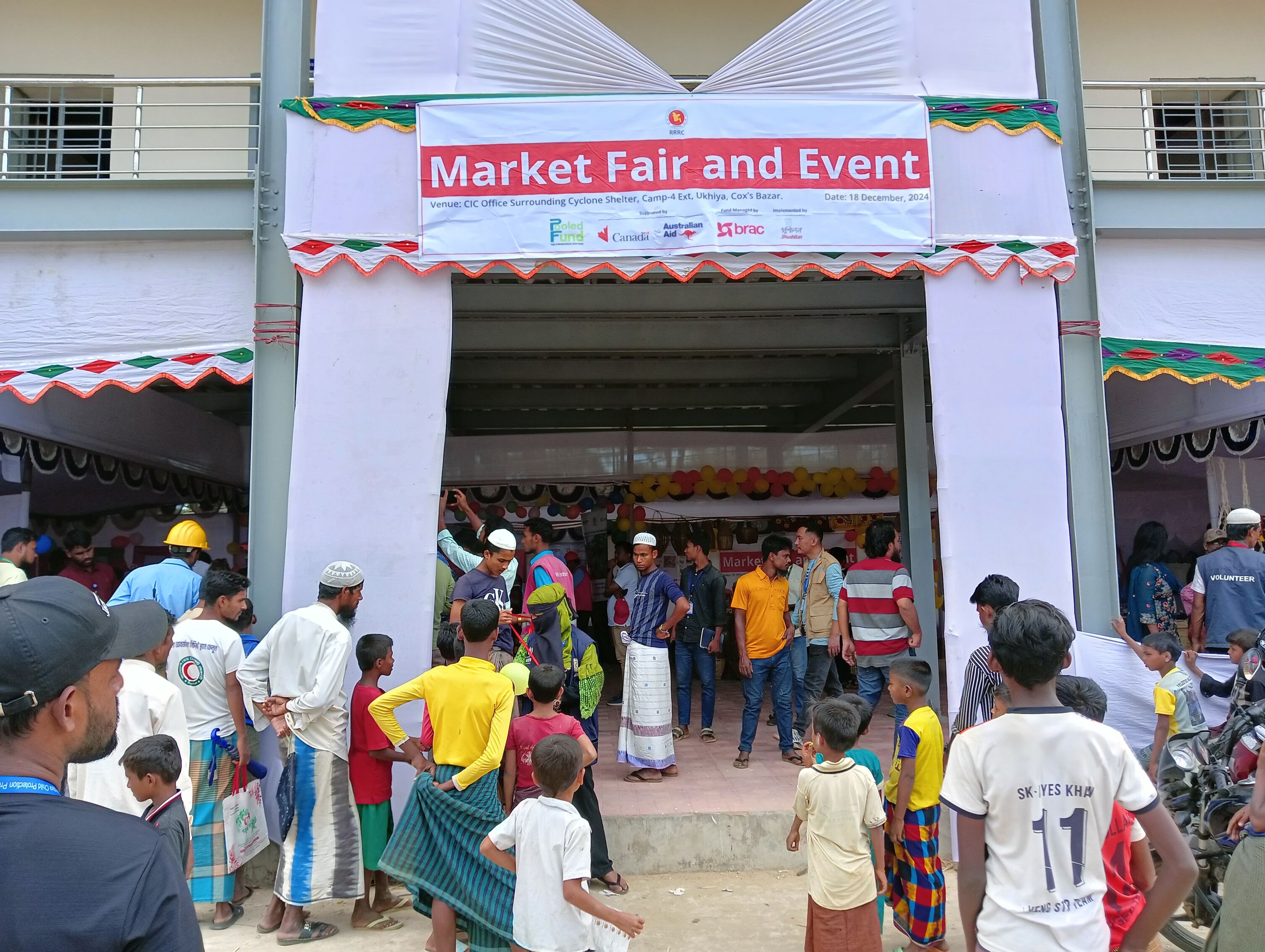Shushilan Organized a Market Fair at Rohingya Camp
