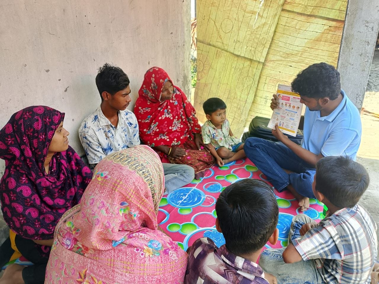 Shushilan SBC Bhola Strengthens Measles-Rubella Awareness across Remote Communities