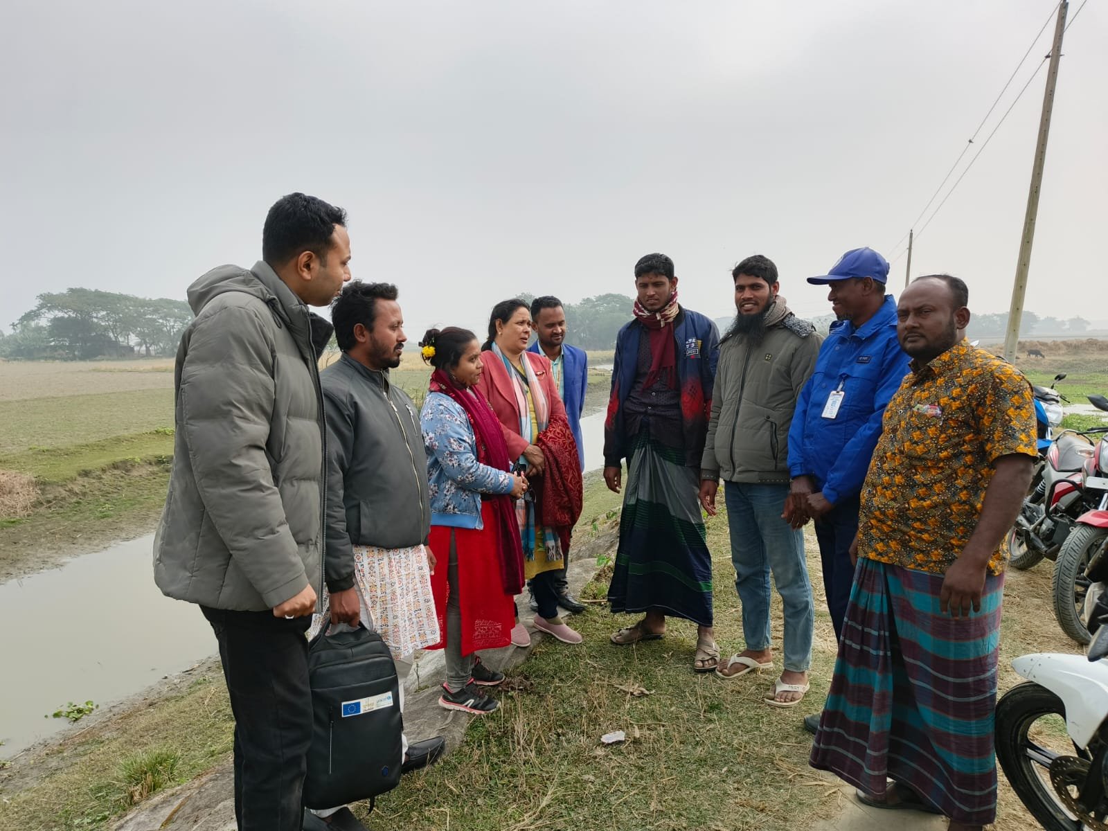 Shushilan's DCE Mr. Nasiruddin Faruk's Visit to Bhola and Feasibility Assessment for Mangrove Plantation in Char Mujibnagar, Charfasson.