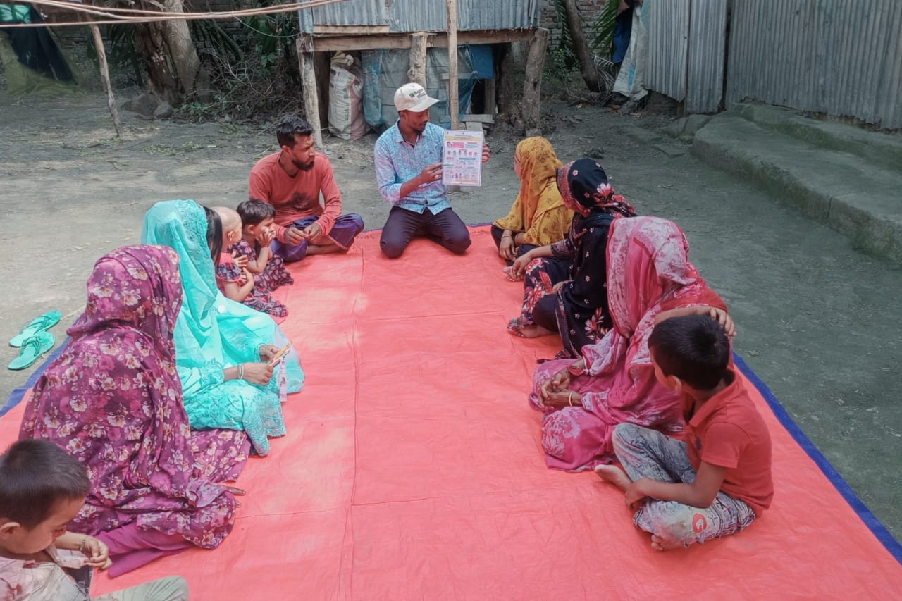 Shushilan SBC Bhola Strengthens Measles-Rubella Awareness across Remote Communities