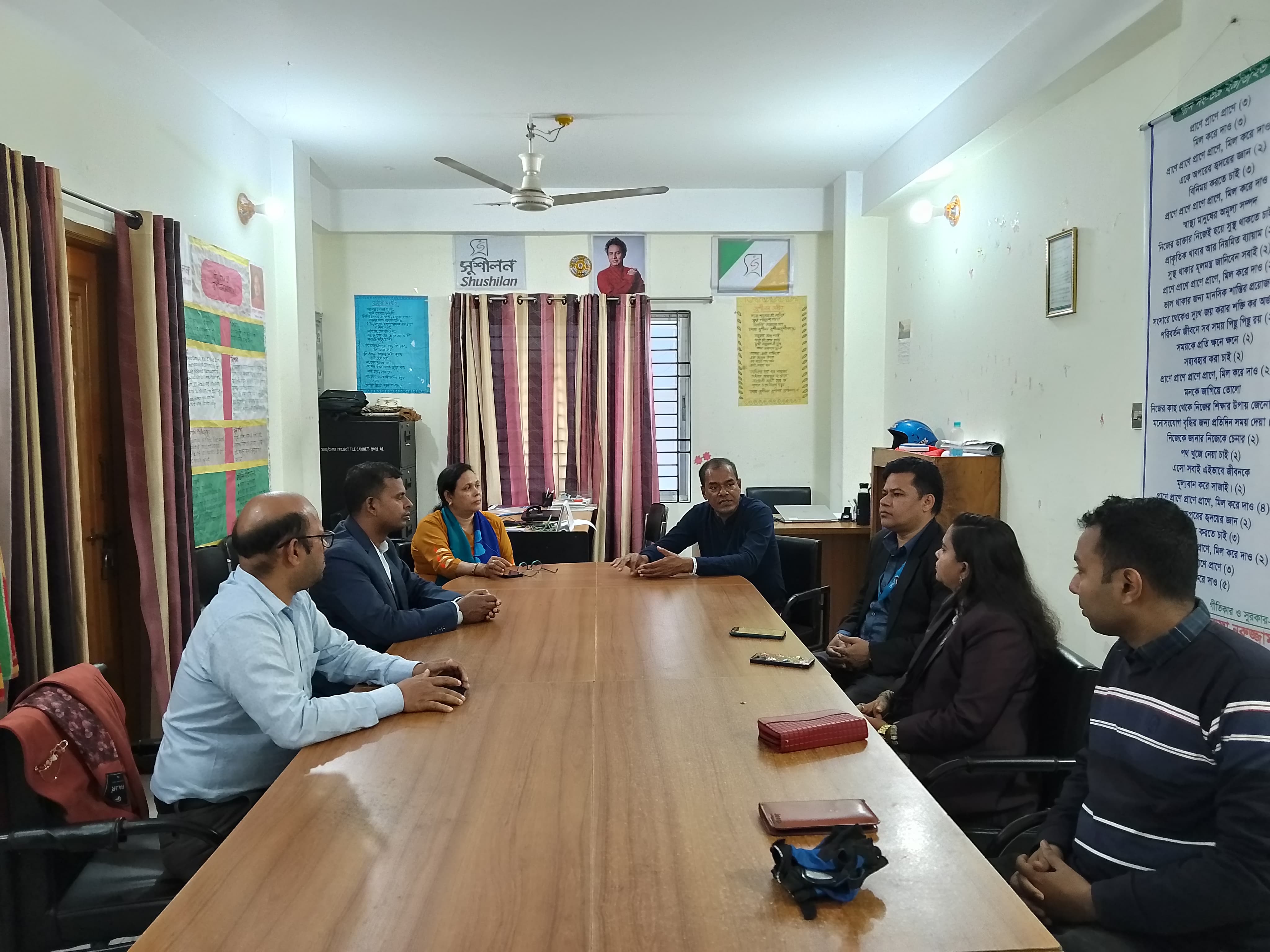 An eventful & meaningful  day with the Chief of Field Office-  UNICEF, Barishal.