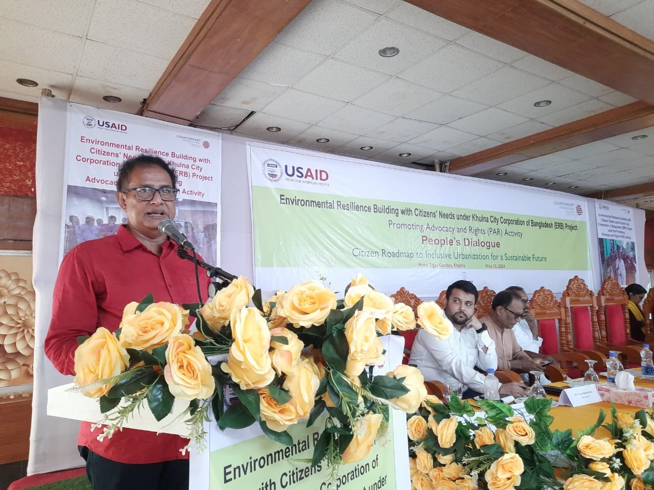 The memorable People's Dialogue ever in Khulna City Corporation history was orchestrated by the Shushilan's ERB project, as part of the Promoting Advocacy and Rights (PAR) activities in collaboration with USAID and Counterpart International.