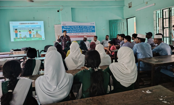 Shushilan Hosts Youth Orientations across 7 Upazilas in Bhola to Fight Cyberbullying, and Gender-Based Violence and Promote Adolescent Well-being.