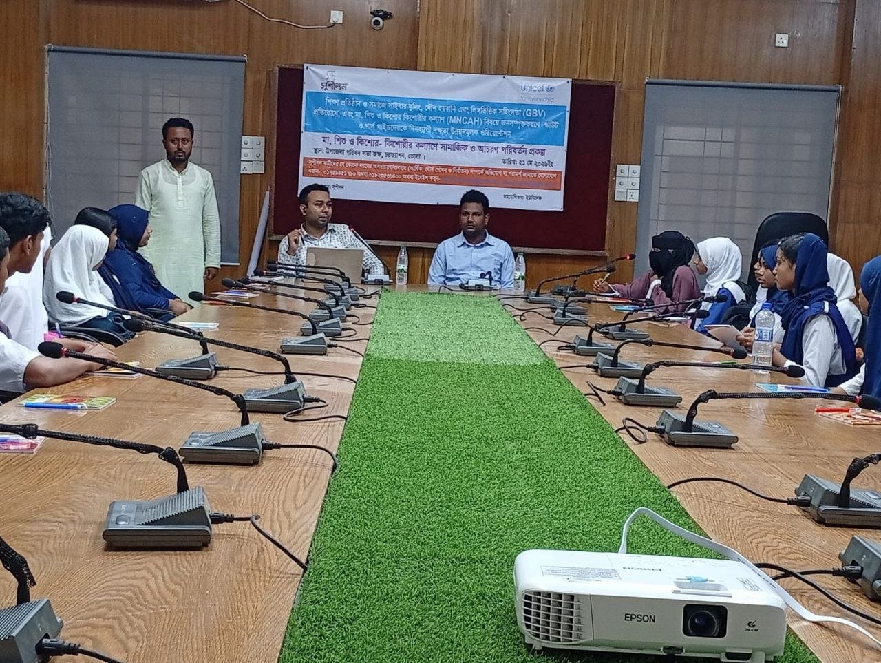 Orientation Sessions on Gender-Based Violence (GBV), Violence Against Children (VAC), Cyber Bullying, and Prevention of Sexual Harassment for Girl Guides, Scouts, and Rover Scouts in Bhola District